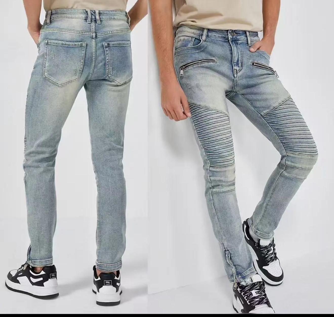 Jeans Lungo zip