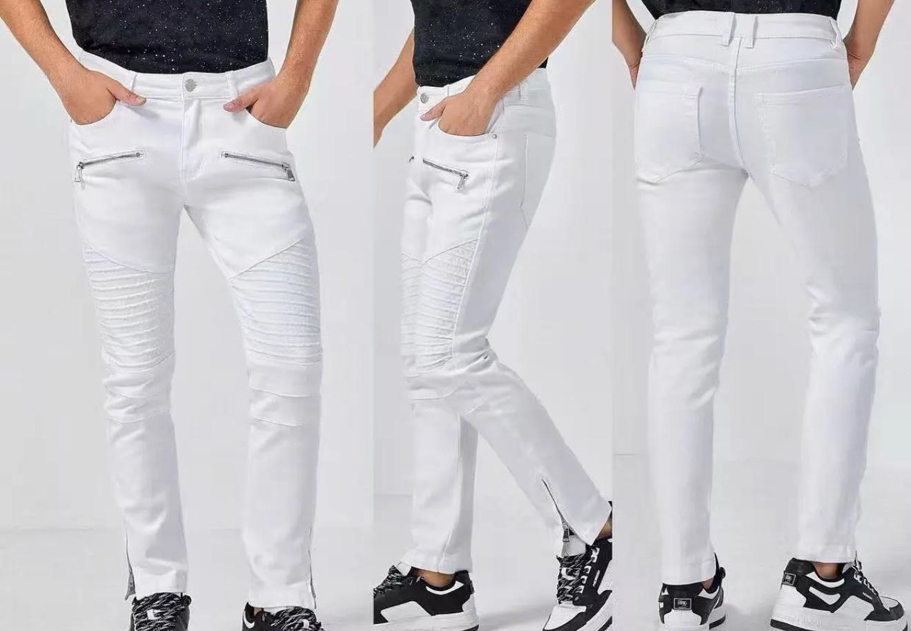 Jeans lungo Bianco